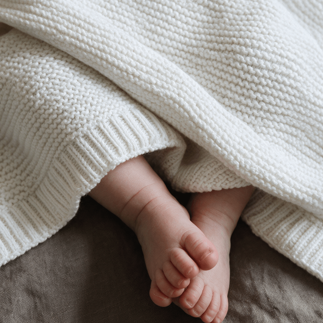 Cloud Knitted Blanket