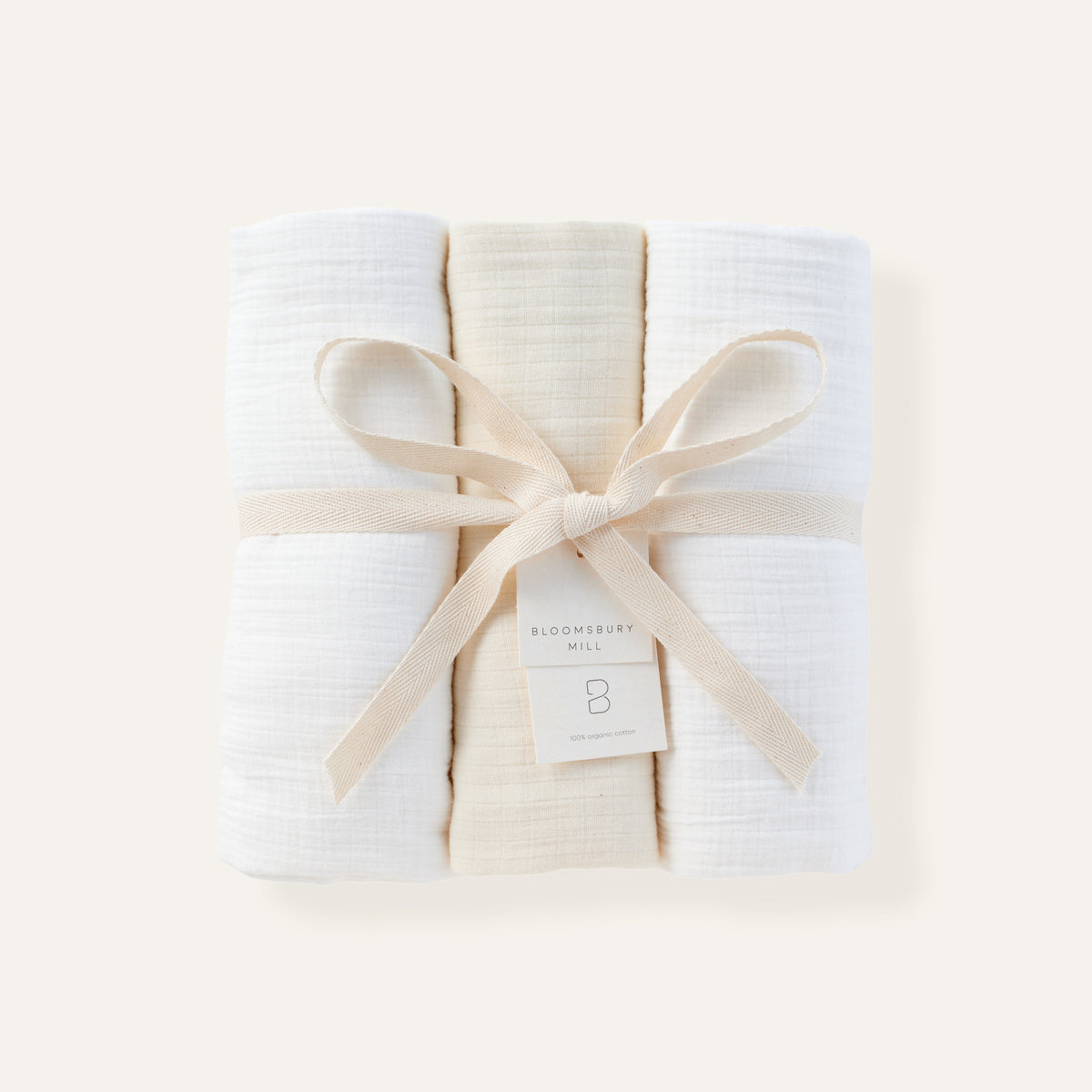 Cloud Nine Muslin Swaddles · 3-Pack