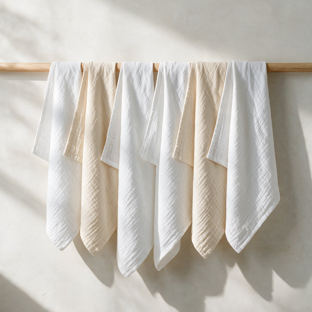 Cloud Nine Muslin Squares · 6-Pack