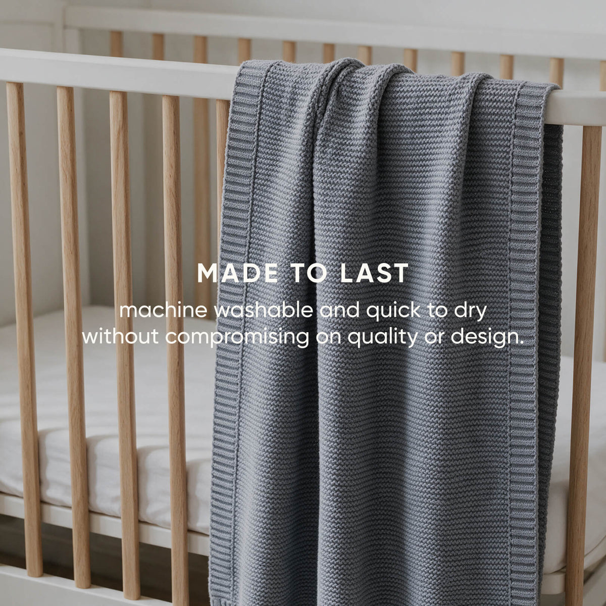Mist Knitted Blanket