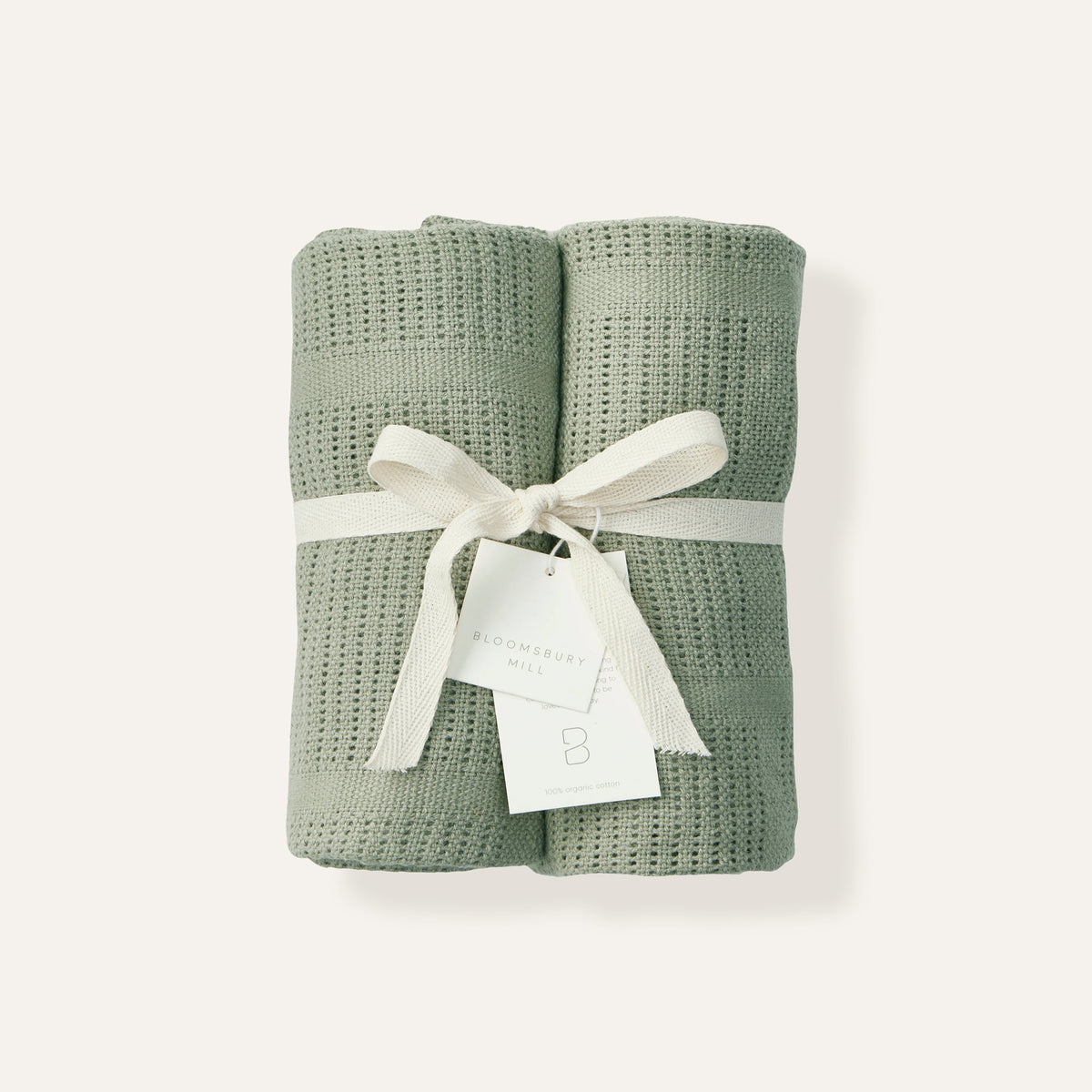 Sage Cellular Blanket · 2-Pack