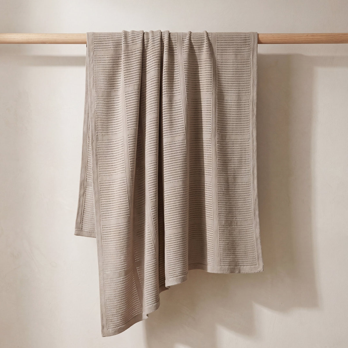 Truffle Cellular Blanket · 2-Pack