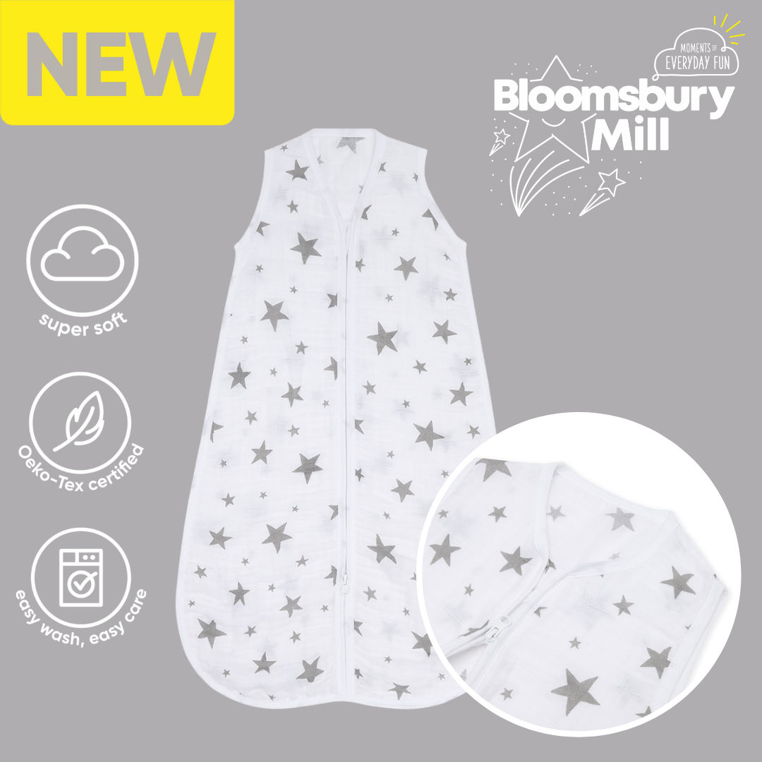 Meet our NEW 1 tog summer baby sleep bag