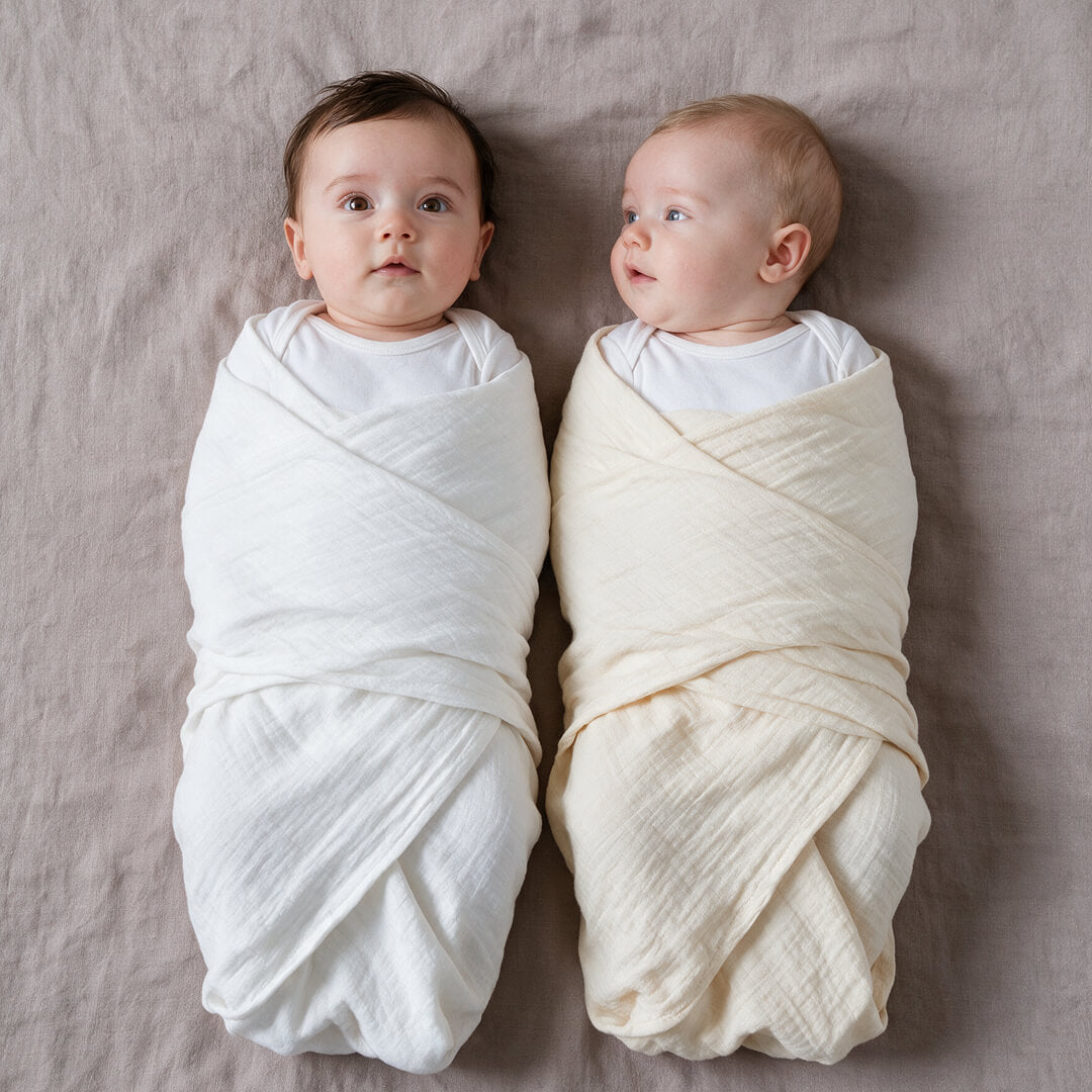 Cloud Nine Muslin Swaddles · 3-Pack