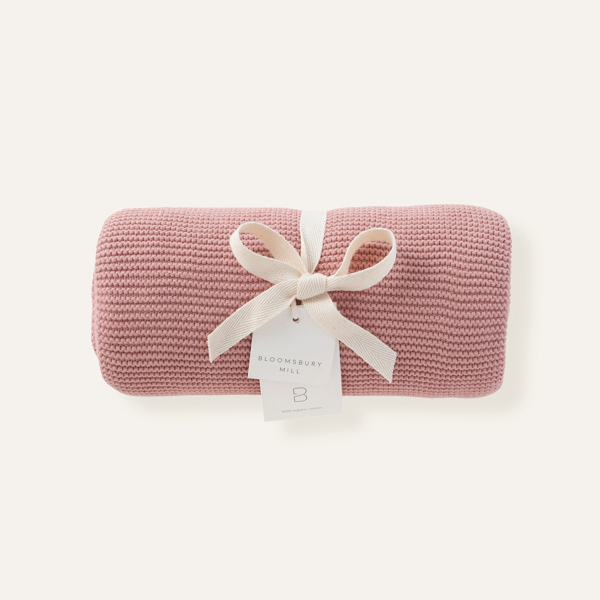 Blush Knitted Blanket