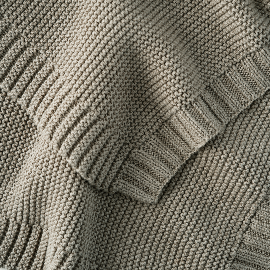 Sage Knitted Blanket