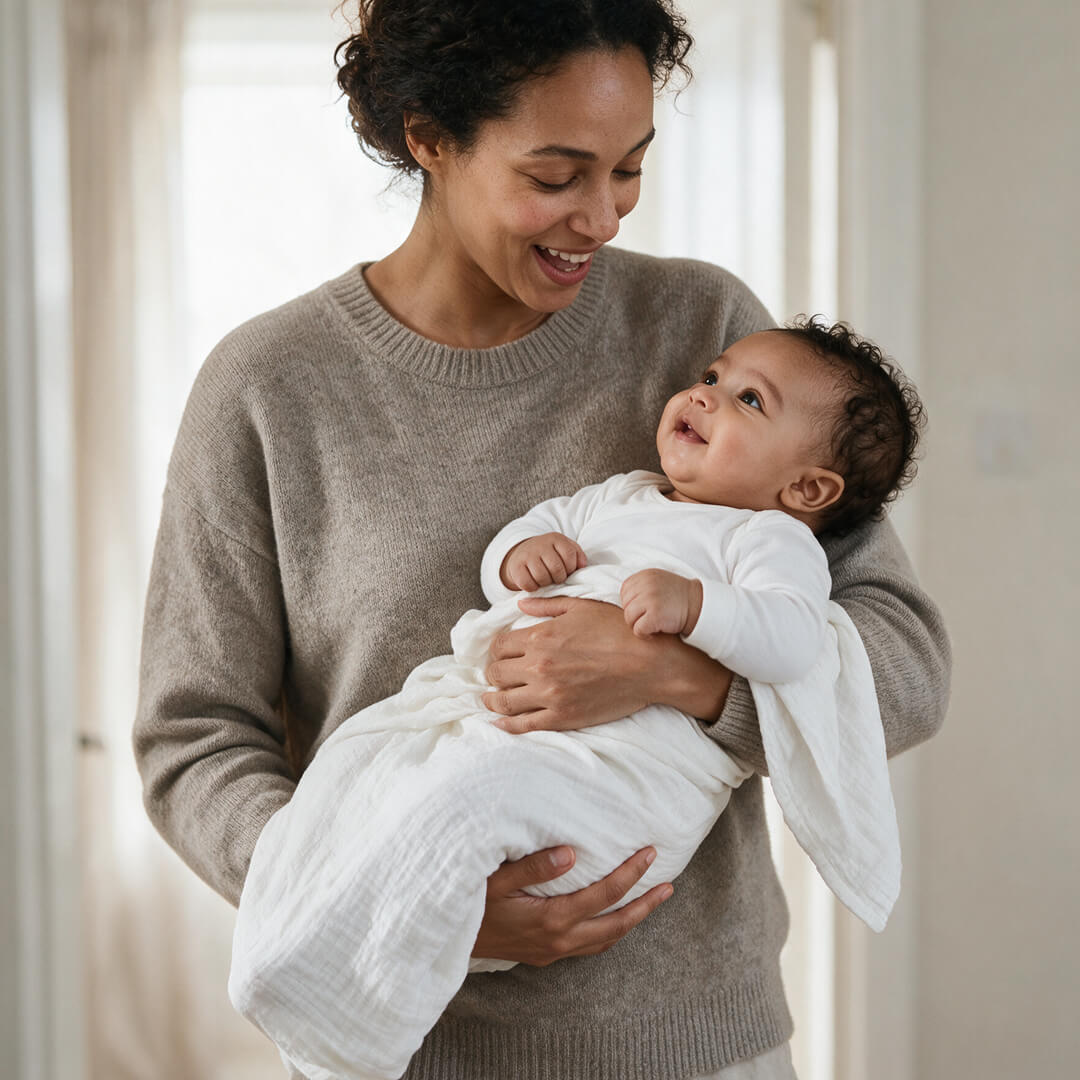 Cloud Nine Muslin Swaddles · 3-Pack