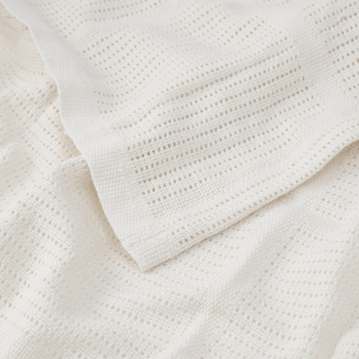 Cream Cellular Blanket · 2-Pack